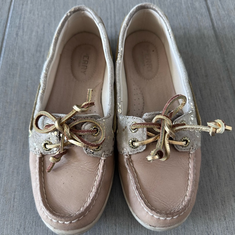 Glitter Women’s Sperry Boatshoes in Size 6